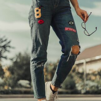 Jeans High-Rise Wide Leg Premium Denim